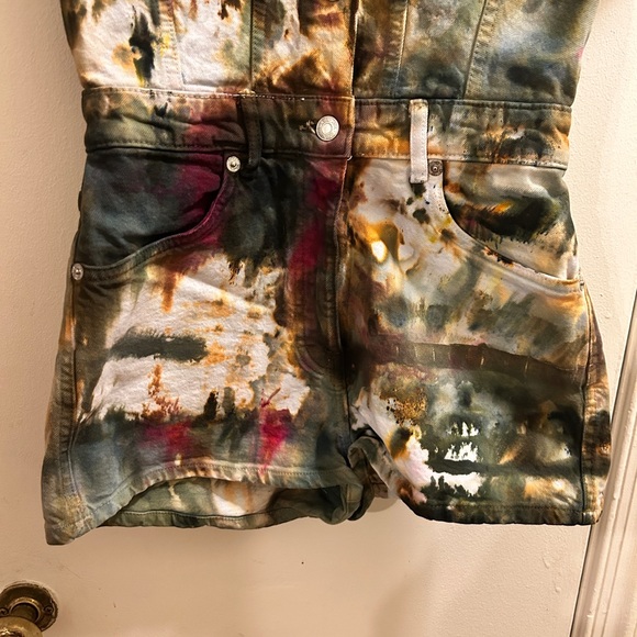 Hand Dyed Grateful Dead Inspired Jumpsuit - Picture 6 of 10